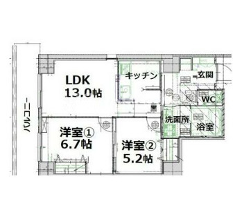 2LDK