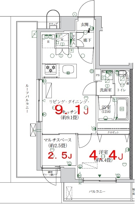 1SLDK