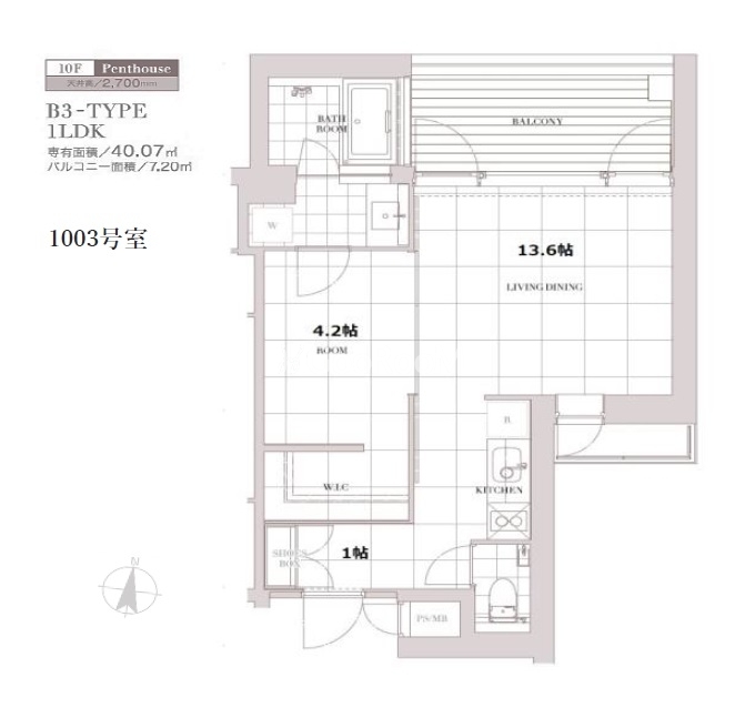 1LDK