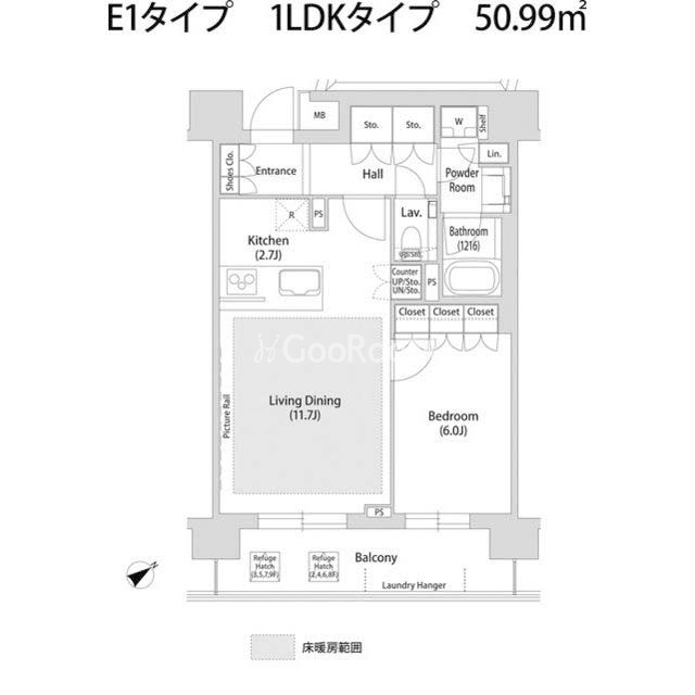 1LDK