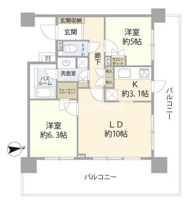 2LDK