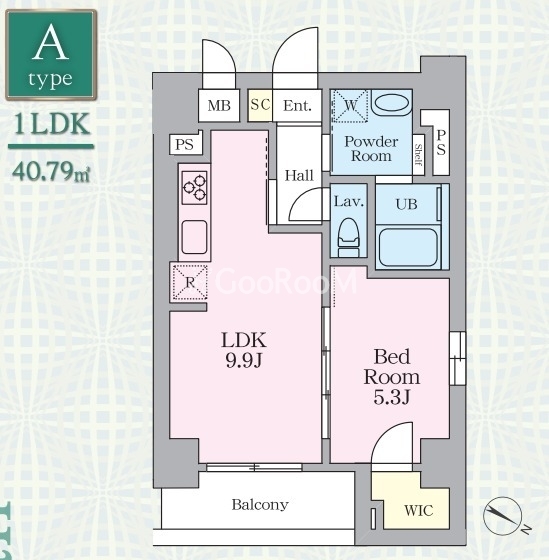 1LDK