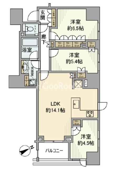 3LDK