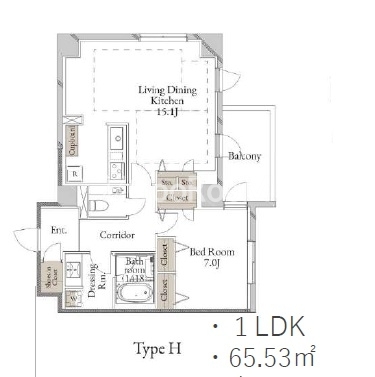 1LDK
