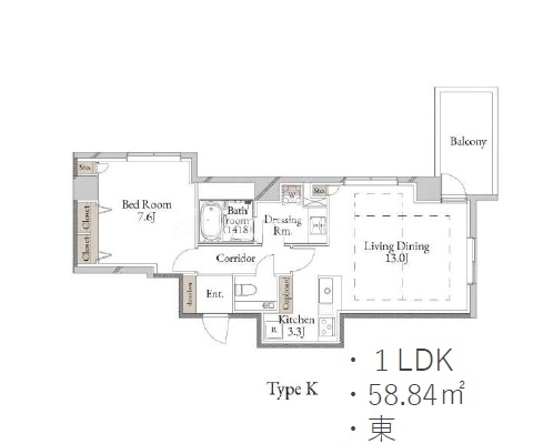 1LDK