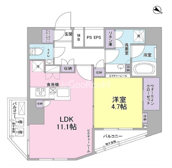 1LDK