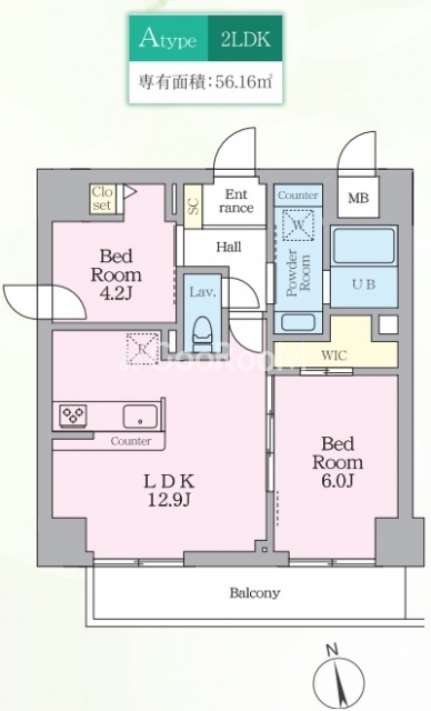 2LDK