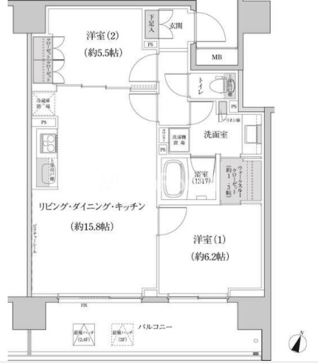 2LDK