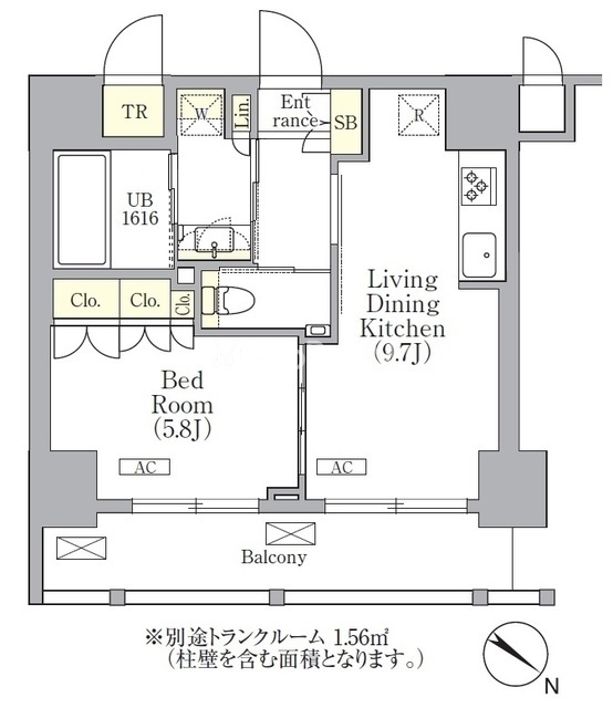 1LDK
