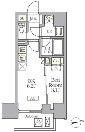 1DK