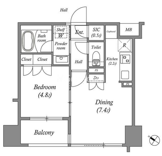 1LDK
