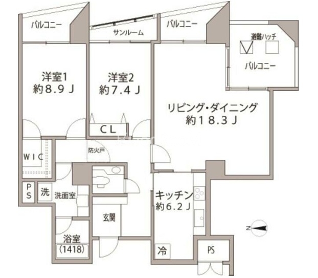 2LDK