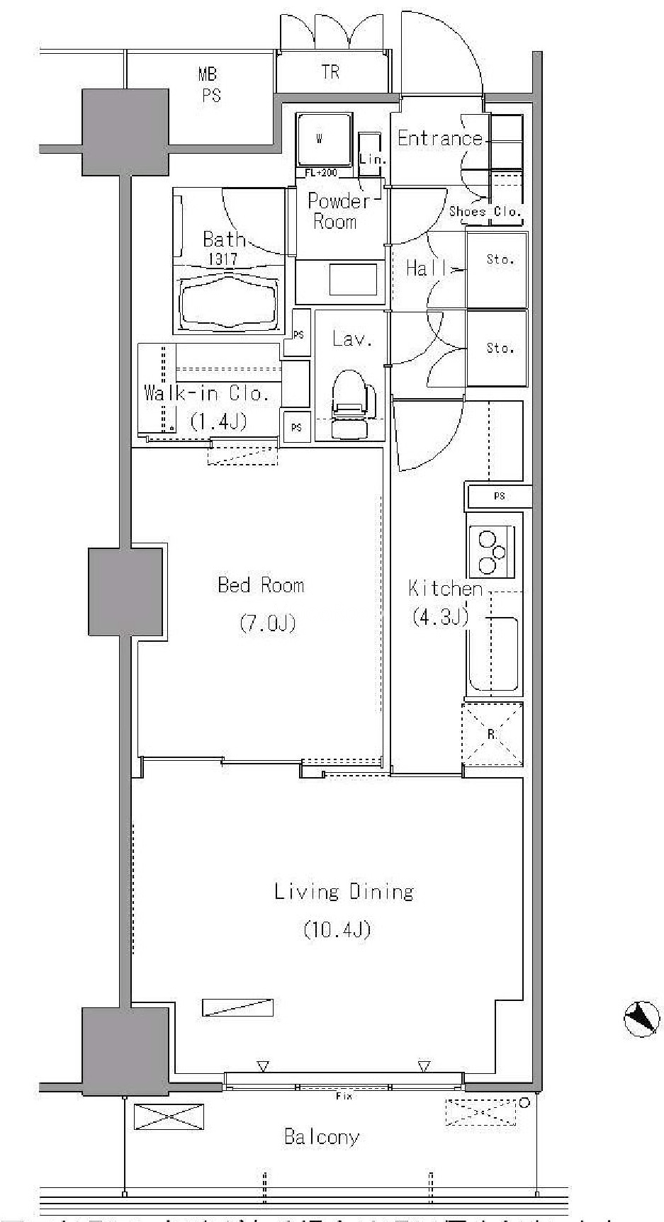 1LDK