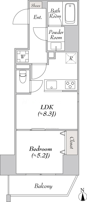 1LDK