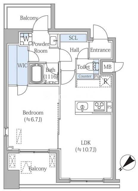1LDK