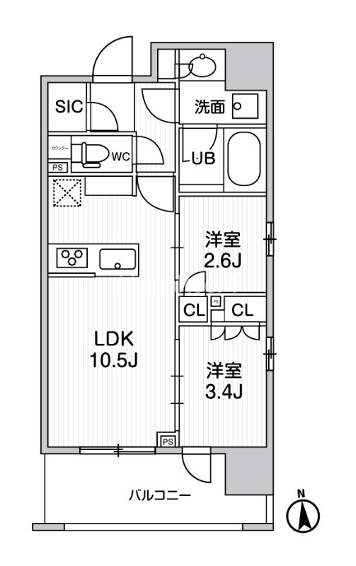 2LDK