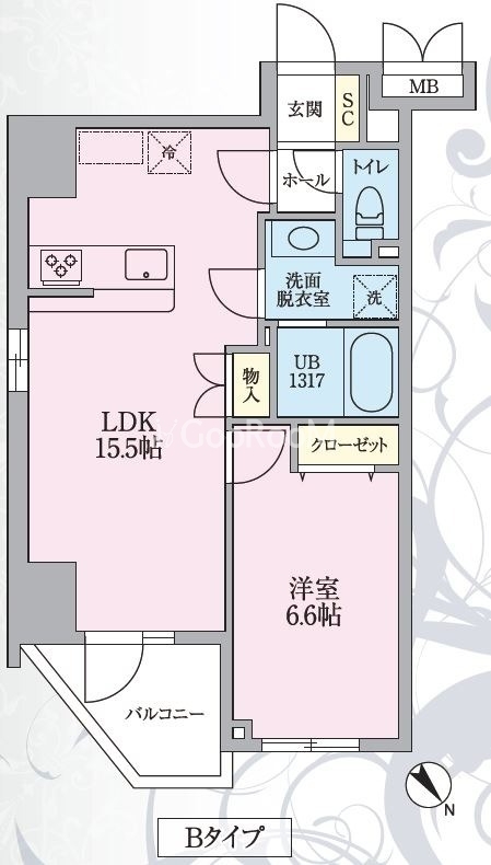 1LDK