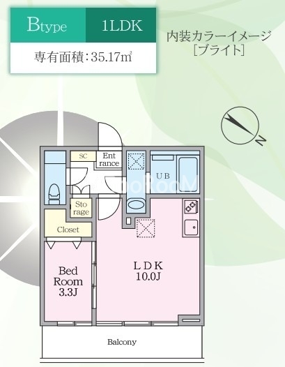 1LDK