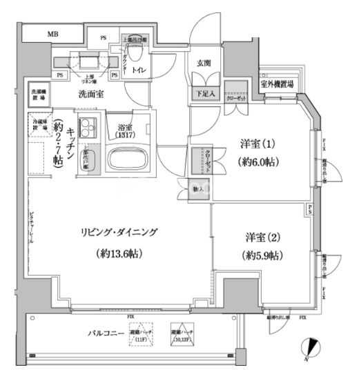 2LDK