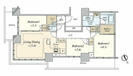 3LDK