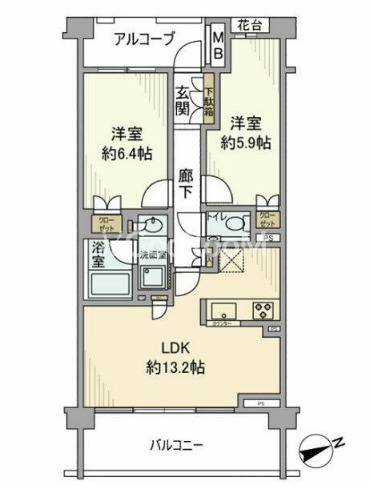 2LDK
