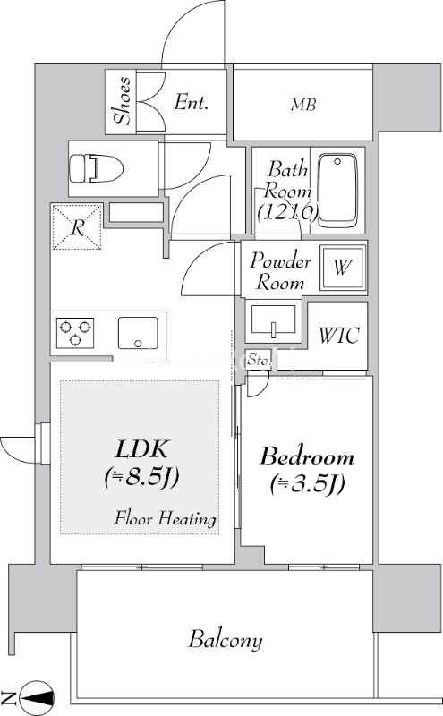 1LDK