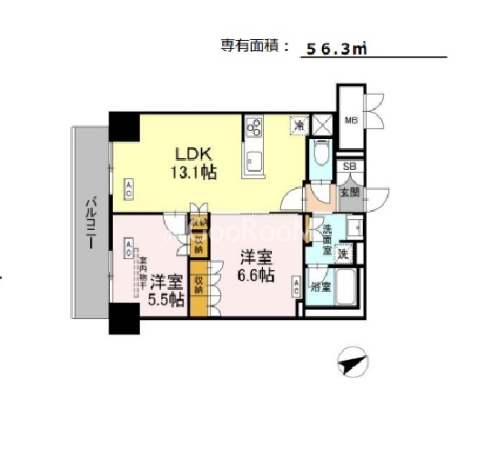 2LDK