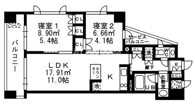 2LDK
