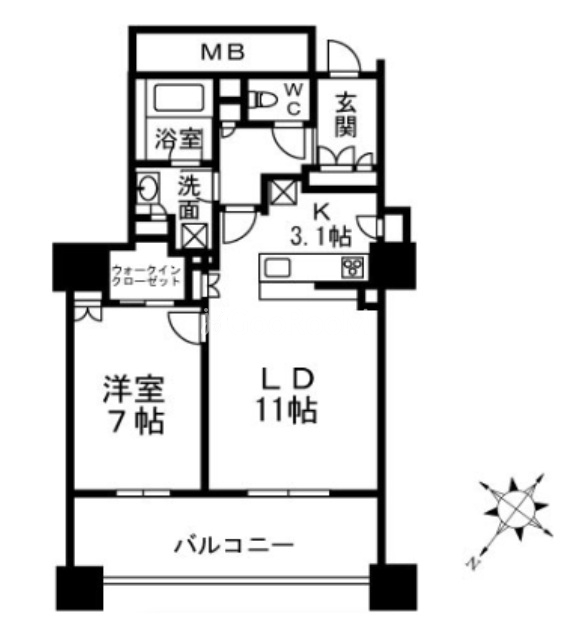 1LDK