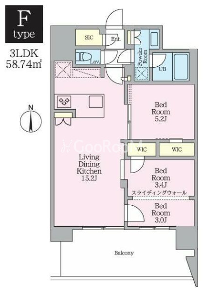 3LDK