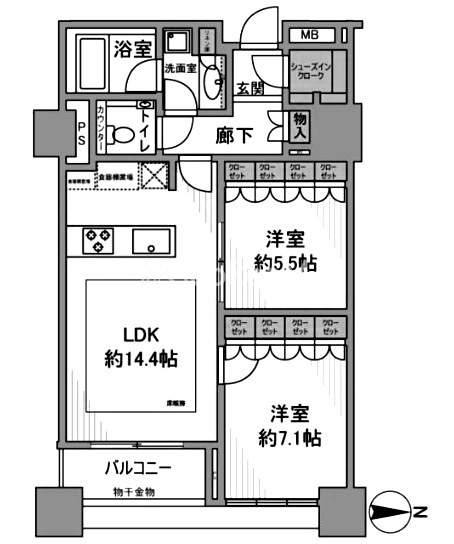 2LDK