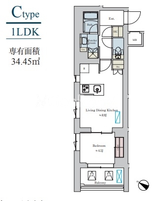 1LDK