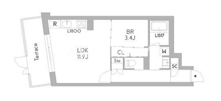 1LDK