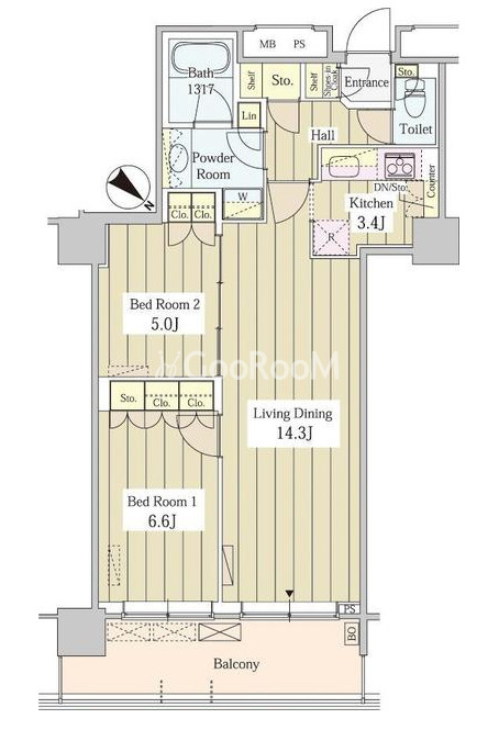 2LDK