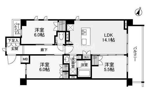 3LDK