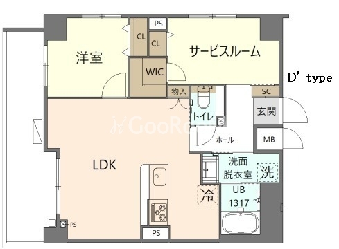 1SLDK