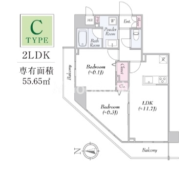 2LDK