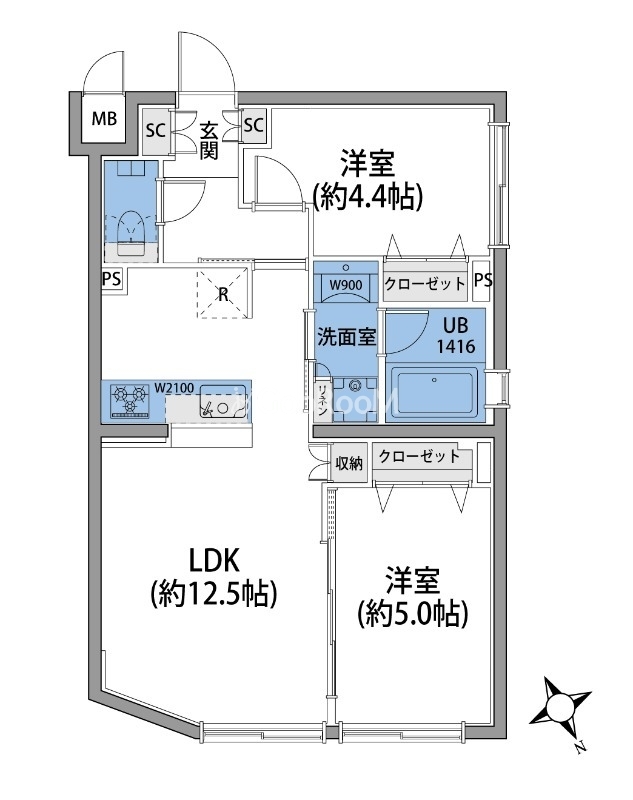 2LDK
