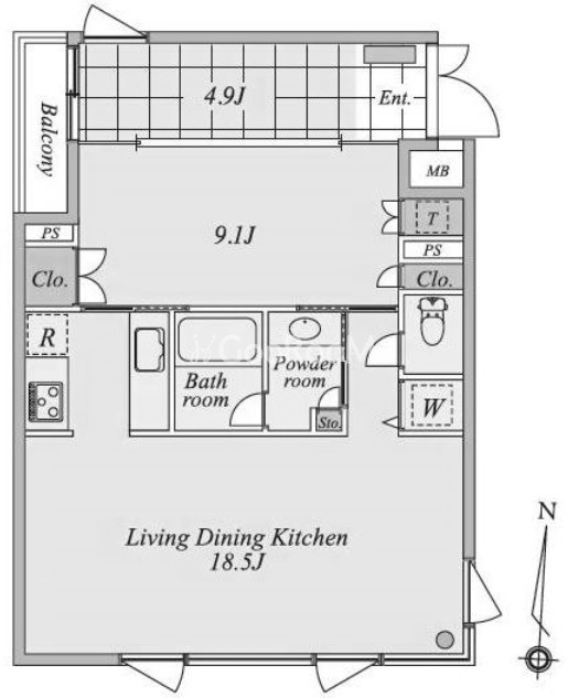 1LDK