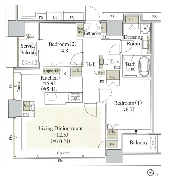 2LDK