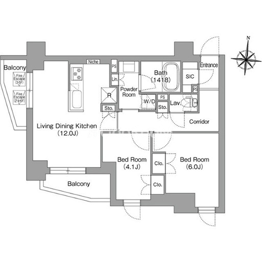 2LDK