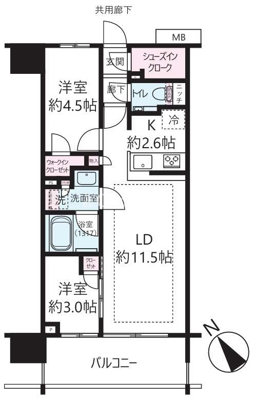 2LDK
