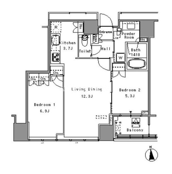 2LDK