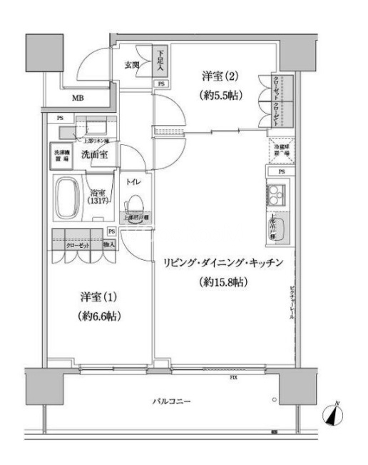 2LDK