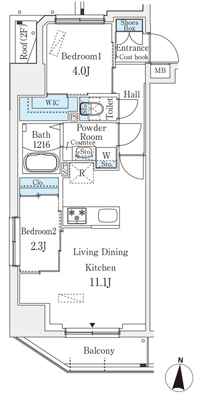 2LDK