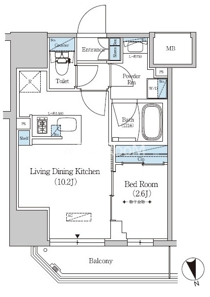 1LDK