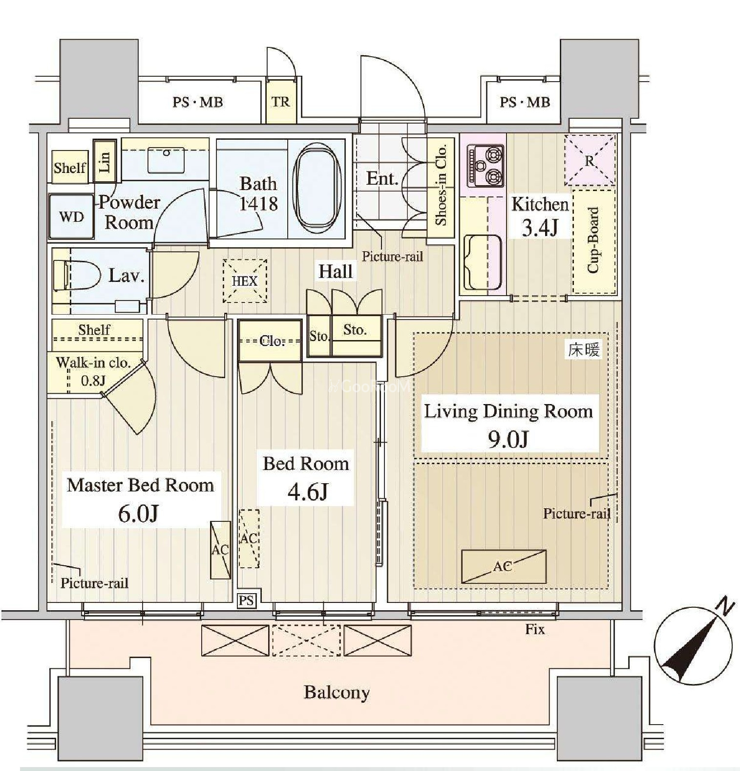 2LDK