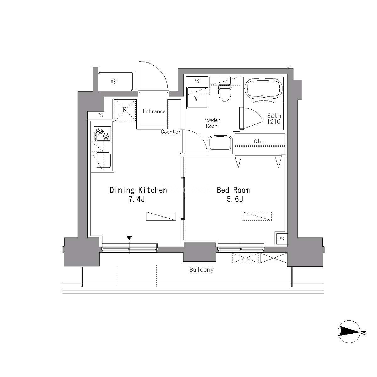 1DK