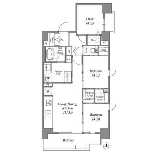 2SLDK