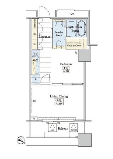 1LDK